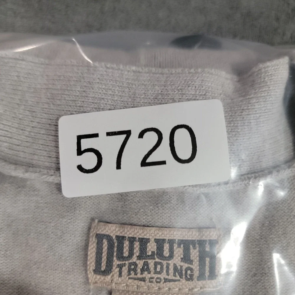Duluth Trading Cardigan Sweater Women 1X Gray Pockets Academia Minimalist Boho